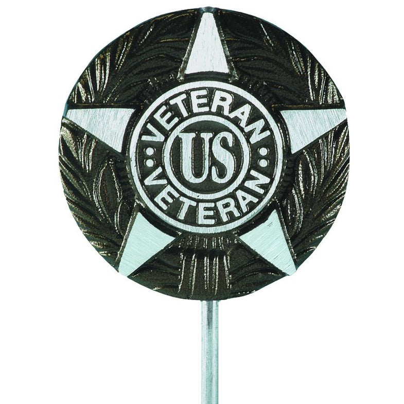 General Veteran Service Grave Marker - Gates Flag & Banner